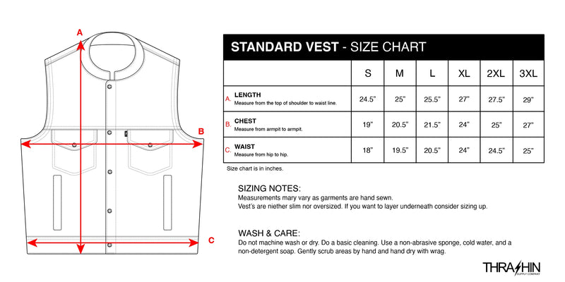 THRASHIN SUPPLY CO. Nightrider v2 Canvas Riding Vest