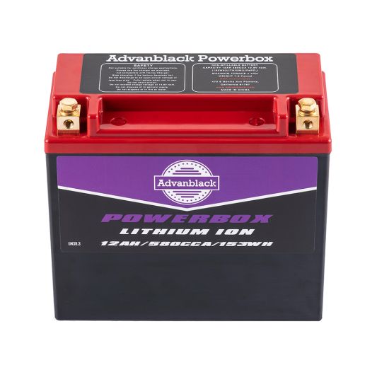 Advanblack - POWERBOX 580CCA Lithium Battery For Harley Softail & Dyna models
