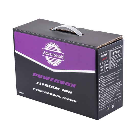 Advanblack - POWERBOX 580CCA Lithium Battery For Harley Softail & Dyna models