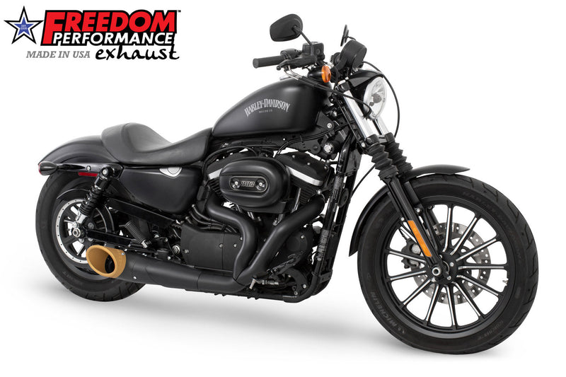 FREEDOM EXHAUST - SPORTSTER 2-INTO-1 TURNOUT/SIDEDUMP 2004-PRESENT
