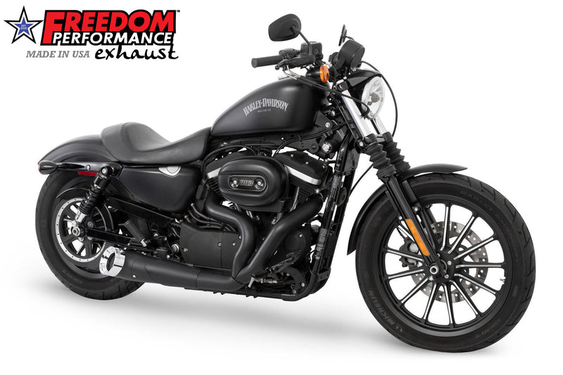 FREEDOM EXHAUST - SPORTSTER 2-INTO-1 TURNOUT/SIDEDUMP 2004-PRESENT