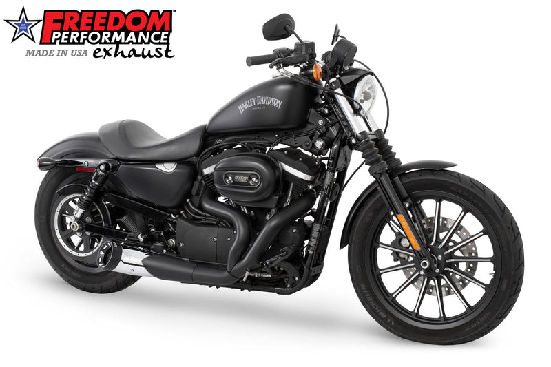 FREEDOM EXHAUST - SPORTSTER 2-INTO-1 TURNOUT/SIDEDUMP 2004-PRESENT