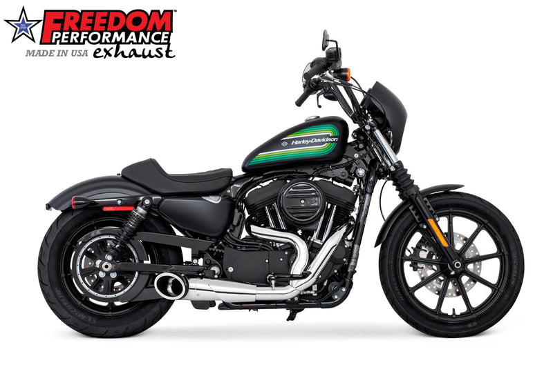 FREEDOM EXHAUST - SPORTSTER 2-INTO-1 TURNOUT/SIDEDUMP 2004-PRESENT