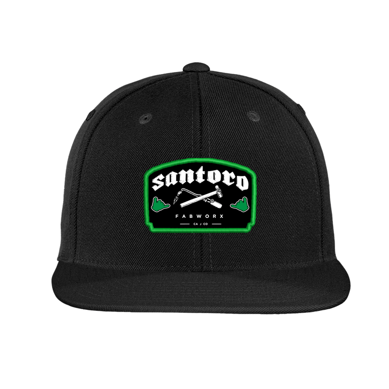 Santoro Fabworx "Hangtoro" Snapback Hats - Green
