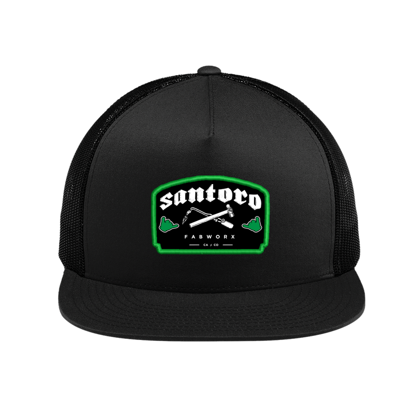 Santoro Fabworx "Hangtoro" Snapback Hats - Green