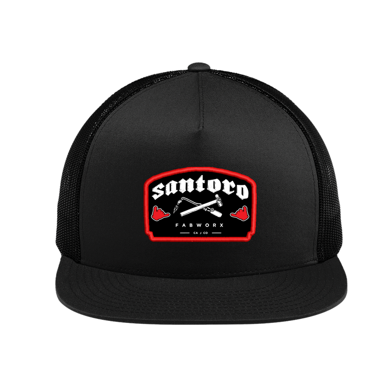 Santoro Fabworx "Hangtoro" Snapback Hats - Red