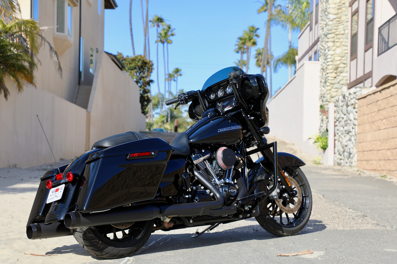 LA CHOPPERS Twin Peaks Engine Guard (Black)