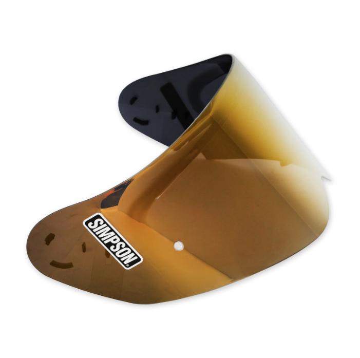 Ghost / Speed Bandit Helmet Optional Shield - GOLD MIRROR