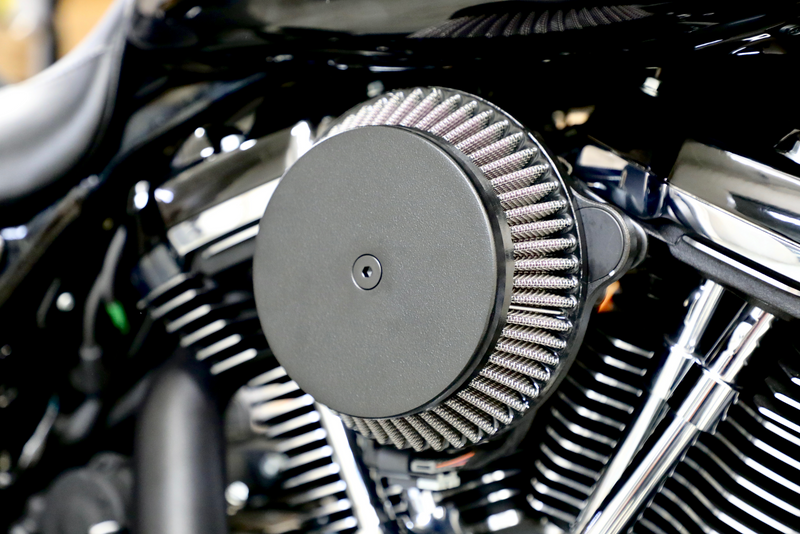 LA CHOPPERS AIR CLEANER WITH PLAIN COVER (BLACK) M8