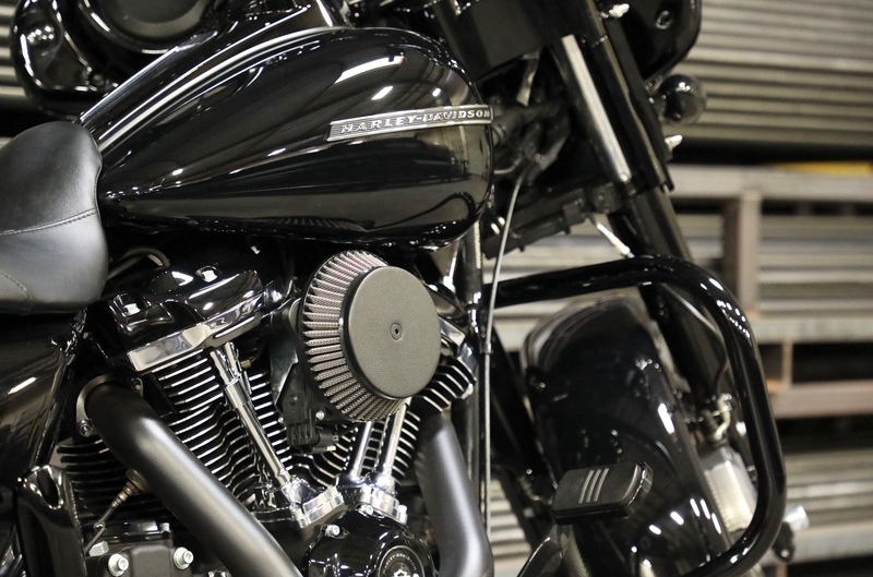 LA CHOPPERS AIR CLEANER WITH PLAIN COVER (BLACK) M8