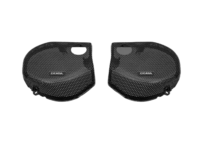 CICADA AUDIO - 24CHDSGGTK-05 - 2024+ H-D® STREET GLIDE® FAIRING GRILLES w/ RR05T TWEETERS