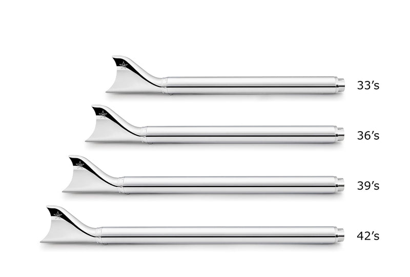 FREEDOM EXHAUST -  TOURING/TRIKE SHARKTAIL 2.5" SLIP-ONS *FITS 95-16 YEARS ONLY*