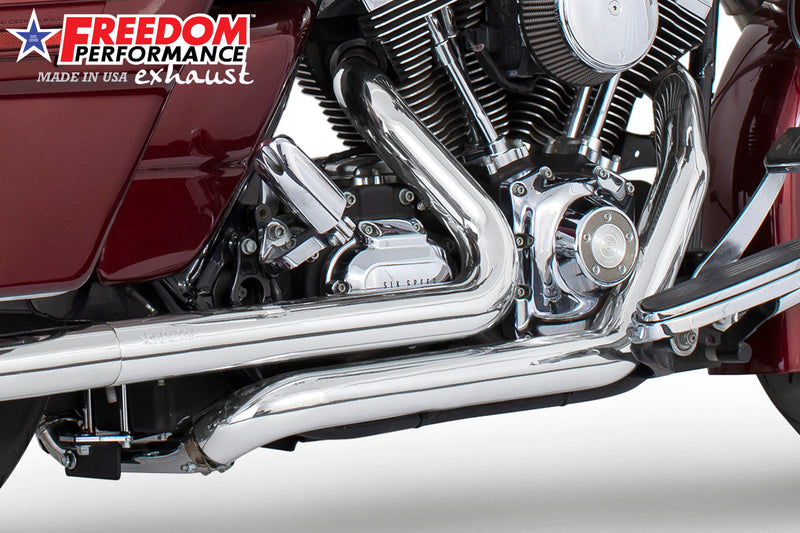 FREEDOM EXHAUST -  TOURING RIGHT SIDE TUCK & UNDER TRUE-DUAL HEADERS