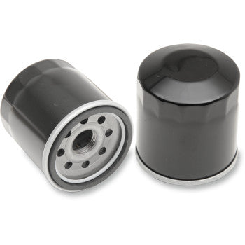 DRAG SPECIALTIES Spin-On Oil Filter - Black - Indian