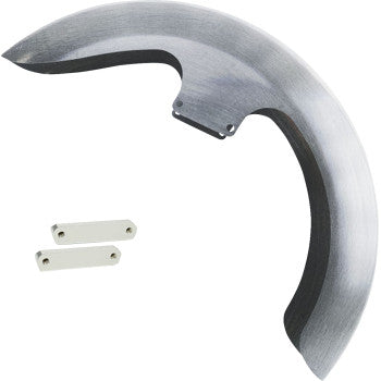 PAUL YAFFE BAGGER NATION Thicky Front Fender - OEM - 16"-19" Wheel - With Satin Adapters - Touring / Trike