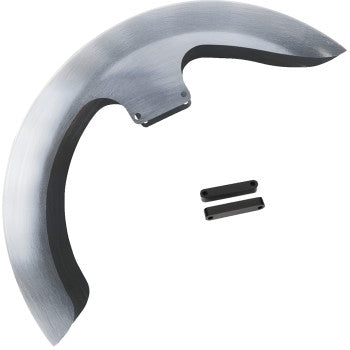 PAUL YAFFE BAGGER NATION Thicky Front Fender - 19" Wheel - With Black Adapters - CVO Street Glide/Road Glide