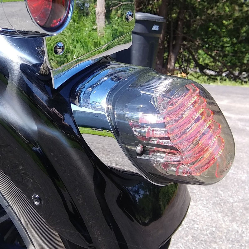 CUSTOM DYNAMICS Taillight Baseplate - Chrome