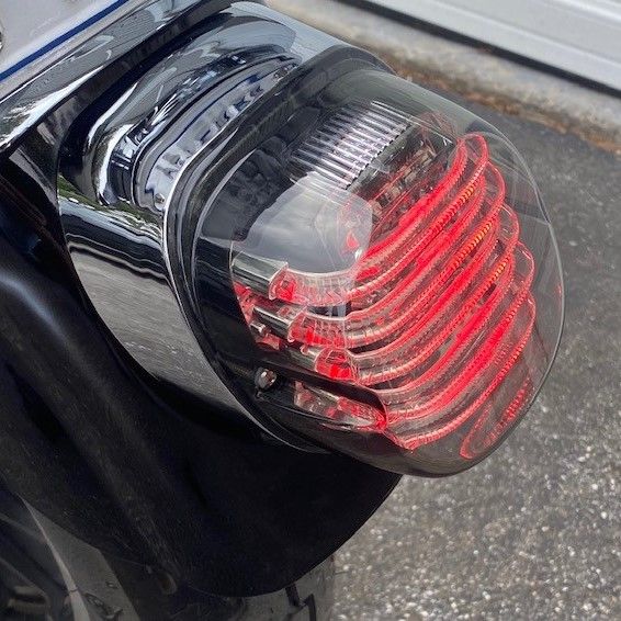 CUSTOM DYNAMICS Taillight Baseplate - Chrome