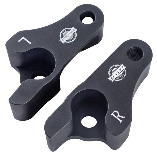 ADVANBLACK 2 Inch Rear Lowering blocks Kit for Harley Touring Models 2009-2025