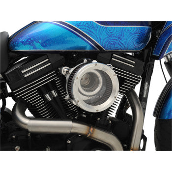 TRASK Assault Charge High-Flow Air Cleaner - Raw - Twin Cam '99-'17
