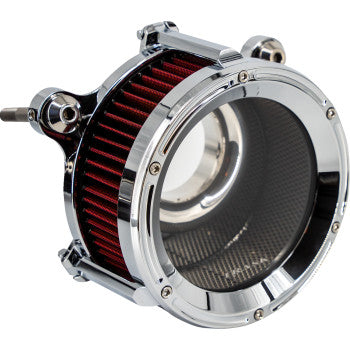 TRASK Assault Charge High-Flow Air Cleaner - Chrome - M8 '17-'24