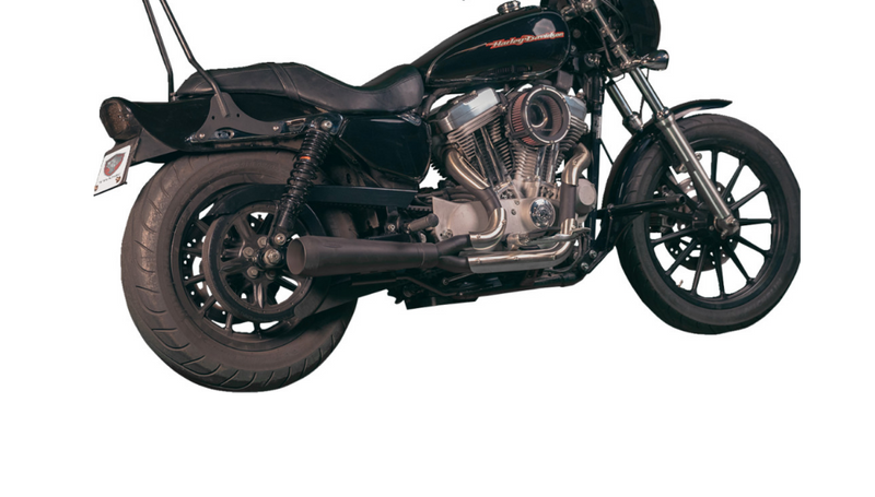 TRASK Assault 2:1 Exhaust System - Black/Stainless Steel - Dyna '06-'17