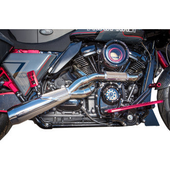 TRASK 2-into-1 Big Sexy Exhaust System - Polished Stainless Steel - Touring '17-'24