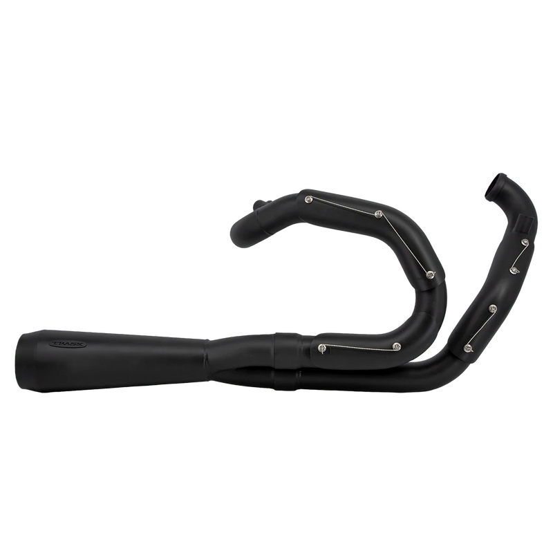 TRASK Assault 2:1 Exhaust System - Black / Black - V-Rod / VRSC '07-'17