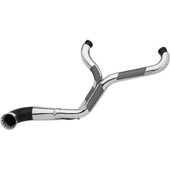 TRASK 2-into-1 Nasty Bastard Exhaust System - Chrome - Touring '97-'16