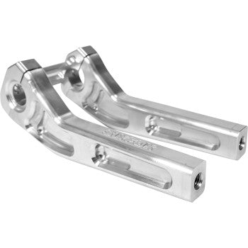 SLYFOX Handlebar Riser Kit - Pullback - 1" Clamping - 8" Rise - Raw