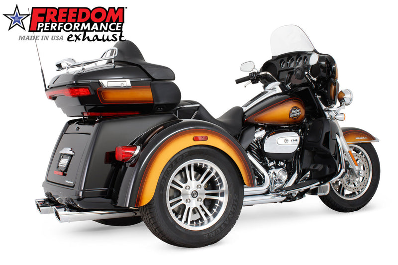 HARLEY FREE WHEELER SHARKTAIL & RACING 4" SLIP-ONS Bundle