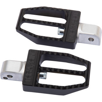 THRASHIN SUPPLY CO. Rear Militant Footpegs - Black - Softail