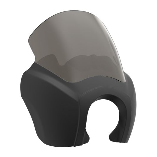 ADVANBLACK T-Sport Fairing - Smoke Windshield - Unpainted - FX '18-'25