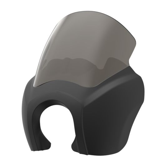 ADVANBLACK T-Sport Fairing - Smoke Windshield - Unpainted - FX '18-'25