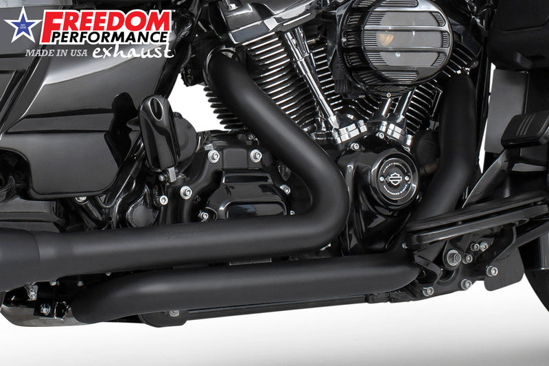 FREEDOM EXHAUST -  TOURING RIGHT SIDE TUCK & UNDER TRUE-DUAL HEADERS