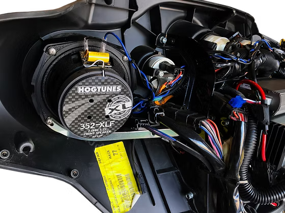 HOGTUNES 6 Speaker / Dual Amp Complete System - FLHT '98-'13