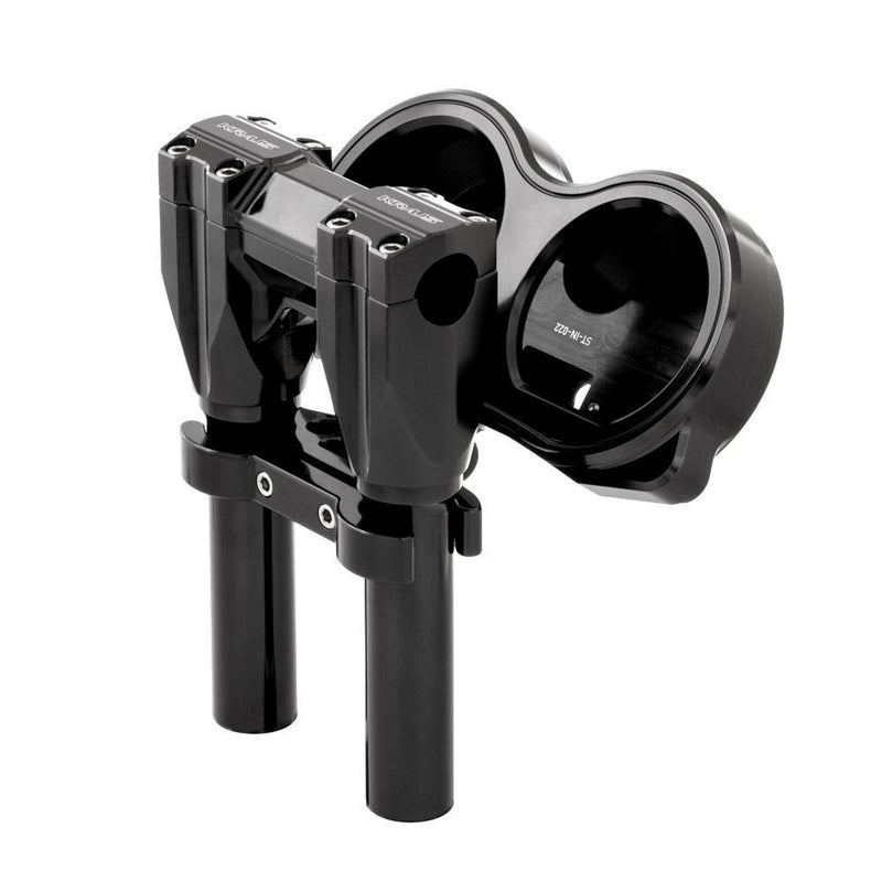 KRAUS MOTO Isolated T-bar Clamp - 1.25" - Black Anodized