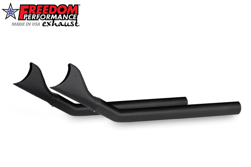 FREEDOM EXHAUST - TOURING/TRIKE UPSWEEPS 2.5" SLIP-ONS *FITS 95-16 YEARS ONLY*