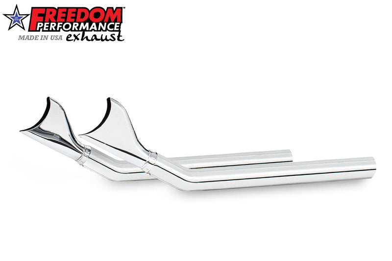 FREEDOM EXHAUST - TOURING/TRIKE UPSWEEPS 2.5" SLIP-ONS *FITS 95-16 YEARS ONLY*