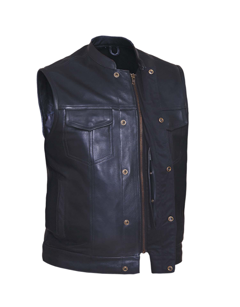 UNIK LEATHER - Mens SOA Style Club Vest