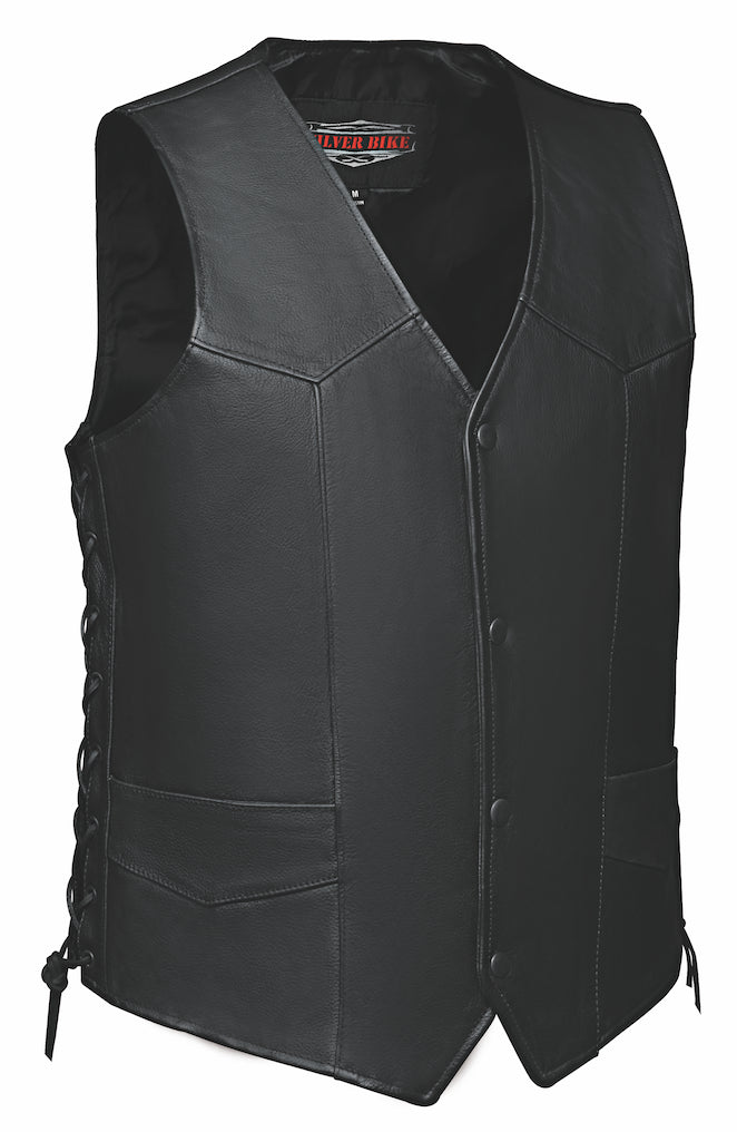 Unik Leather - Mens Premium Leather Vest