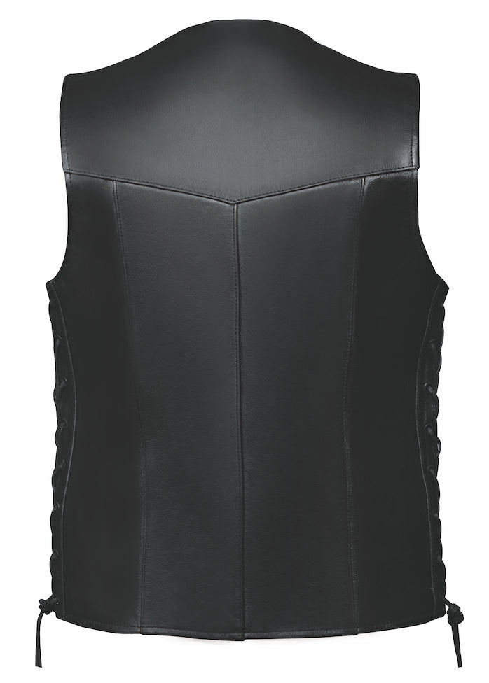 Unik Leather - Mens Premium Leather Vest