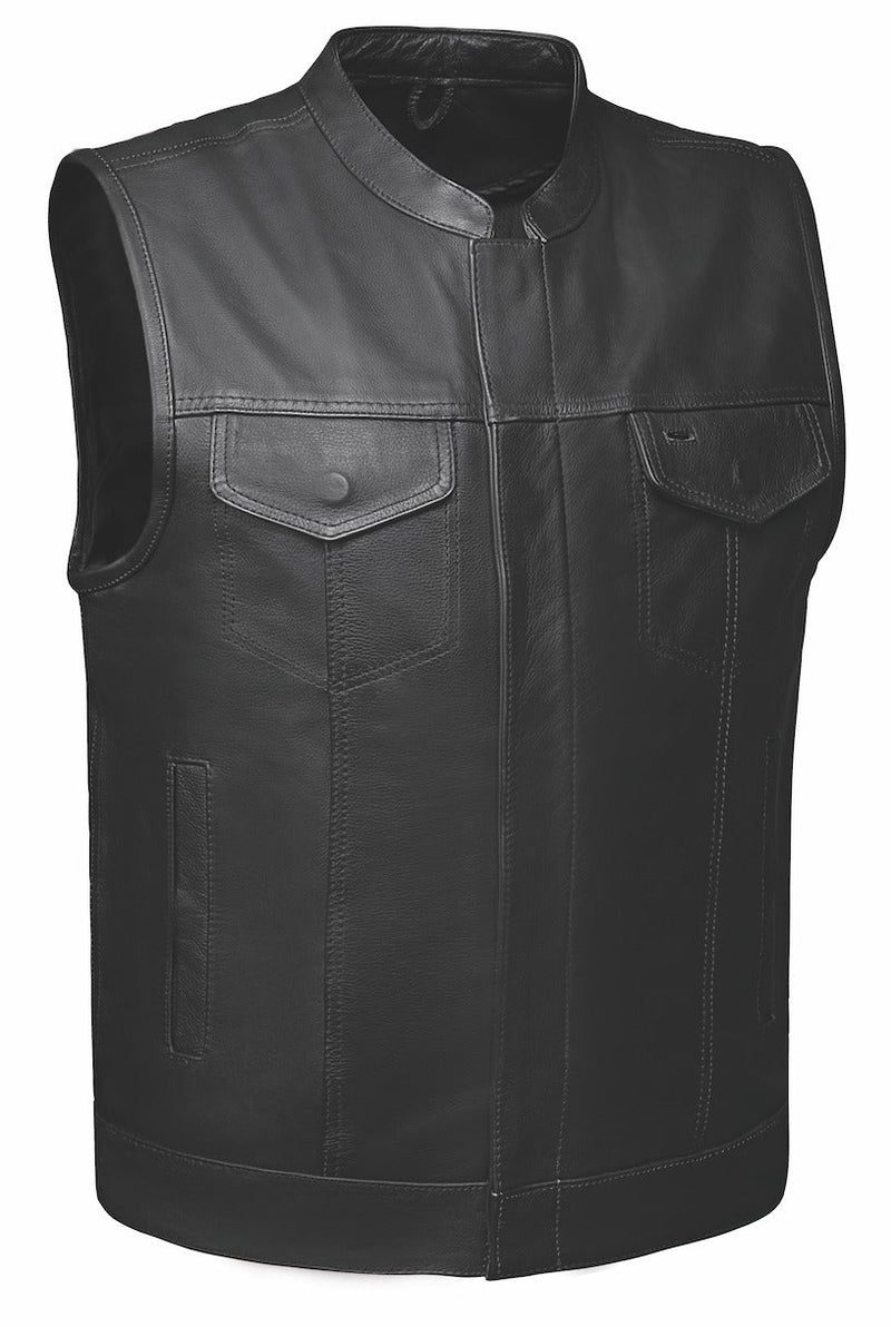 UNIK LEATHER - Mens SOA Style Club Vest