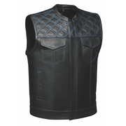 The Men's Diamond Stitch Club Vest by Unik Premium combines sophisticated design with practical features.
