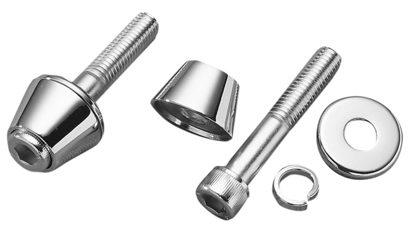 DRAG SPECIALTIES Handlebar Riser Bolt Cone Kit - Chrome - Coarse 1/2-13