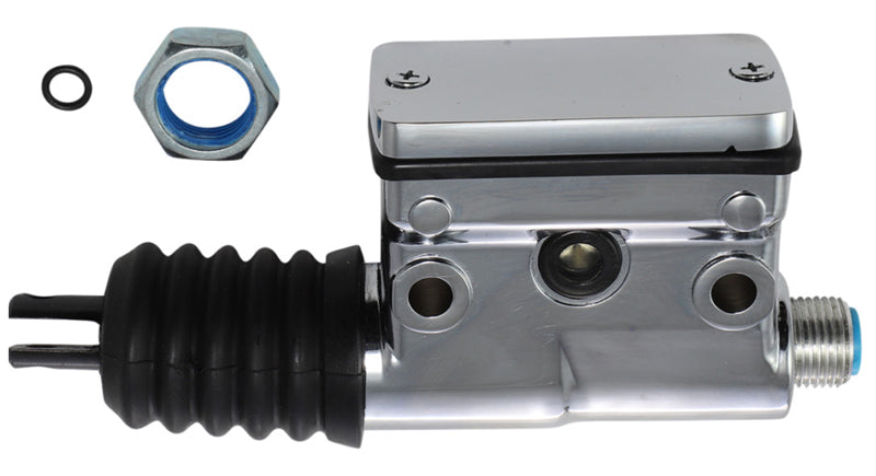 DRAG SPECIALTIES Replacement Kelsey-Style Rear Master Cylinder Assembly - Chrome