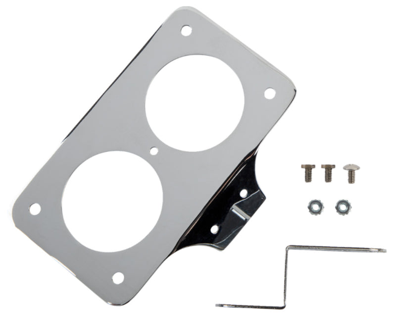 DRAG SPECIALTIES Flat Laydown Style License Plate Kit - Chrome