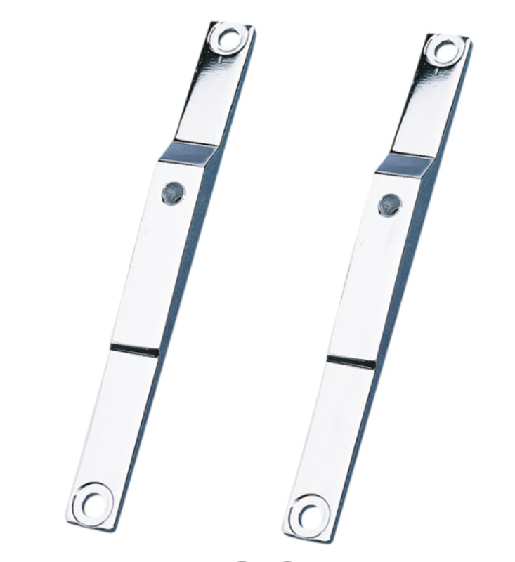 DRAG SPECIALTIES Front Turn Signal Mount Brackets - Chrome - FLST