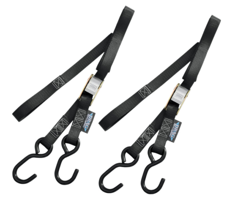 DRAG SPECIALTIES Standard Tie-Downs - 1" x 6' - Black