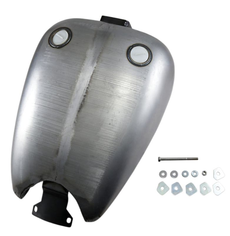DRAG SPECIALTIES Replacement 2" Extended Gas Tank - Raw - FXR